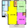 アメニティ２１ 2LDKの間取り