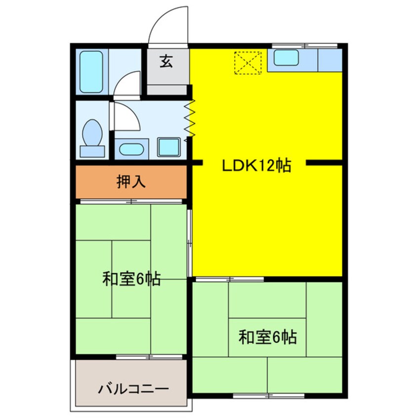 間取図 マンション浅名