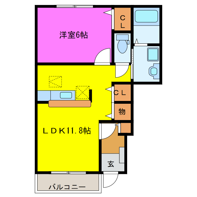 間取り図 フェアリーヒルズ　ヴィオレ