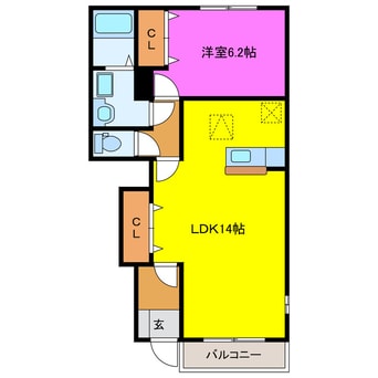 間取図 フェアリーヒルズ　ミュゲ