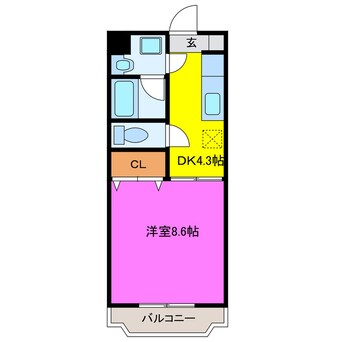 間取図 プレジール