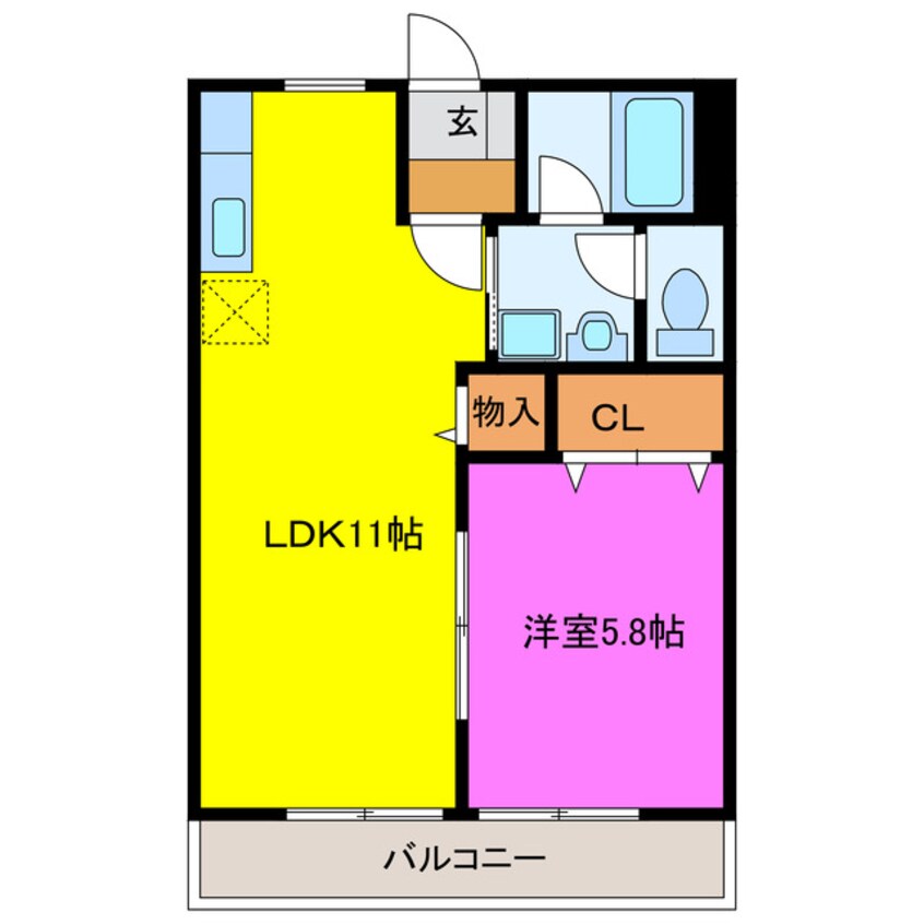 間取図 リバティヒルズ