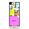Ｌａ　Ｃｅｒｉｓｅ 1Kの間取り