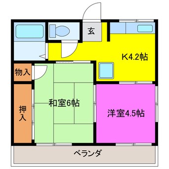 間取図 パミールC