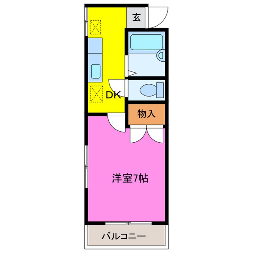 間取図 コンフォール今之浦