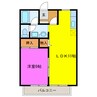 プリマベーラ 1LDKの間取り