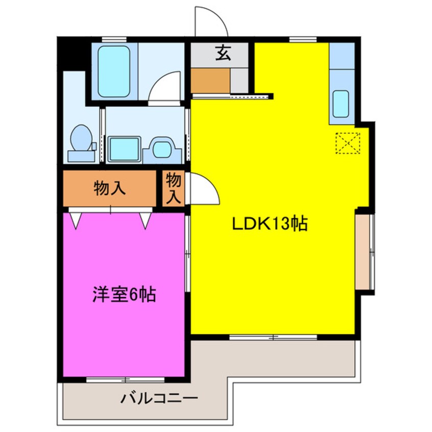 間取図 キャトル今之浦