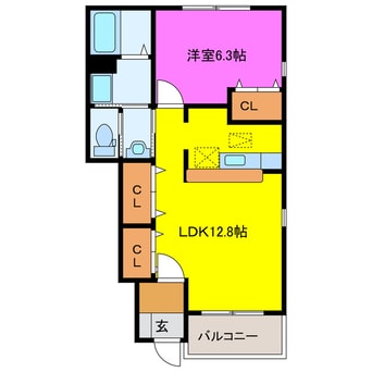 間取図 パルテ・カナーレⅠ