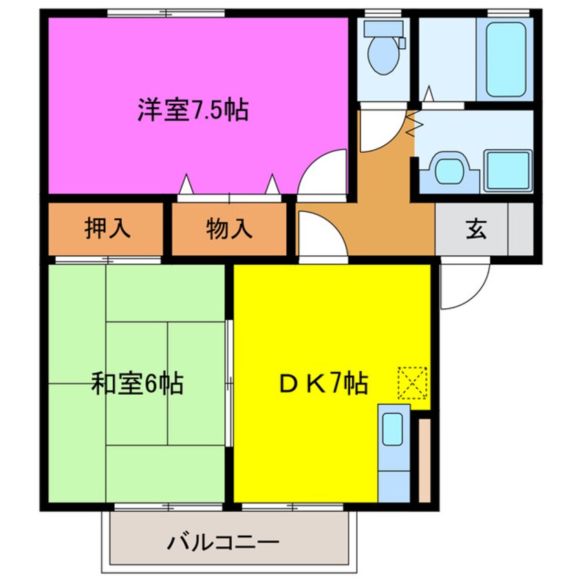 間取図 ルミエール池田