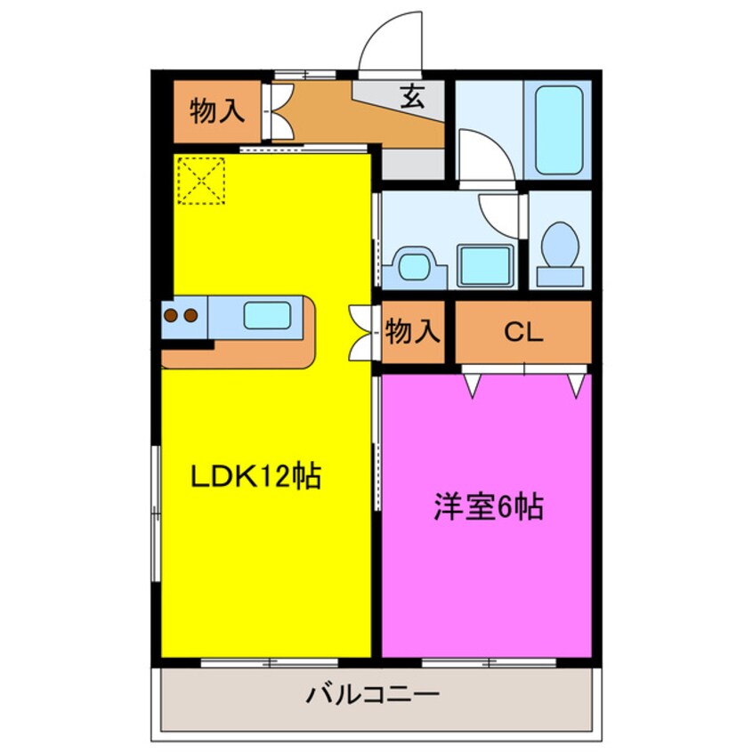 間取図 マンションリビエールⅡ