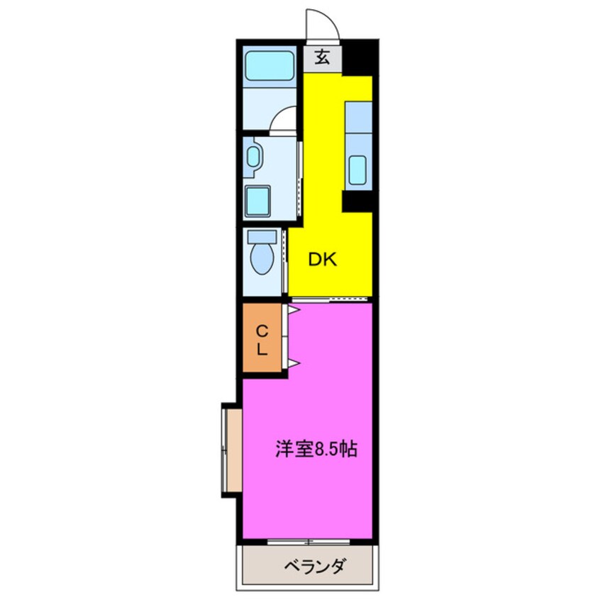 間取図 Ｃｈａｍｏｍｉｌｅ