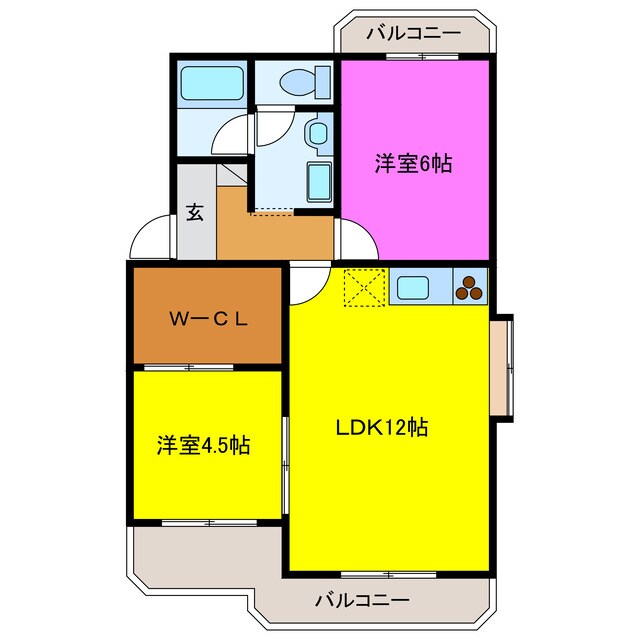 間取り図 Ｗｉｎｄｙ宮の前Ⅱ