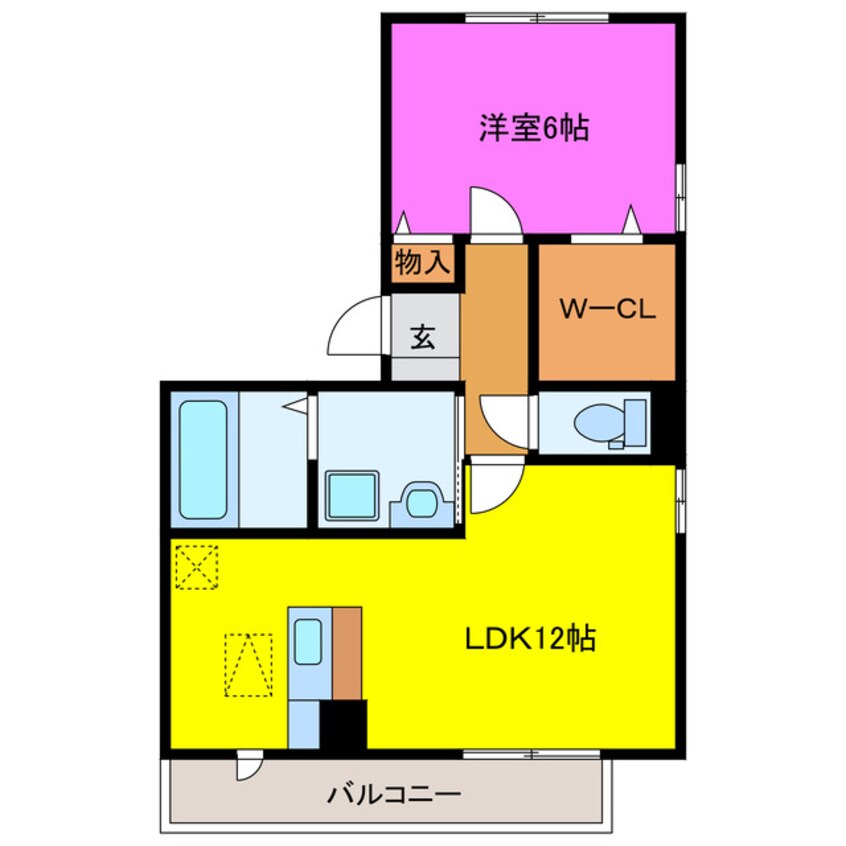 間取図 ツイトローネ３番館