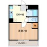 オリエンタルプラザ 1DKの間取り