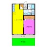 クレアール 1LDKの間取り