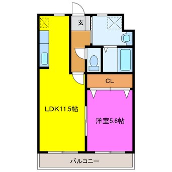 間取図 アモリールⅠ