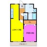 アモリールⅠ 1LDKの間取り
