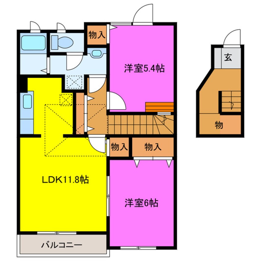 間取図 Ｌｉｖｅｒｔｙ　ｄｒｅａｍ　Ⅵ