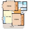 コーポフォーリーフＢ 2LDKの間取り