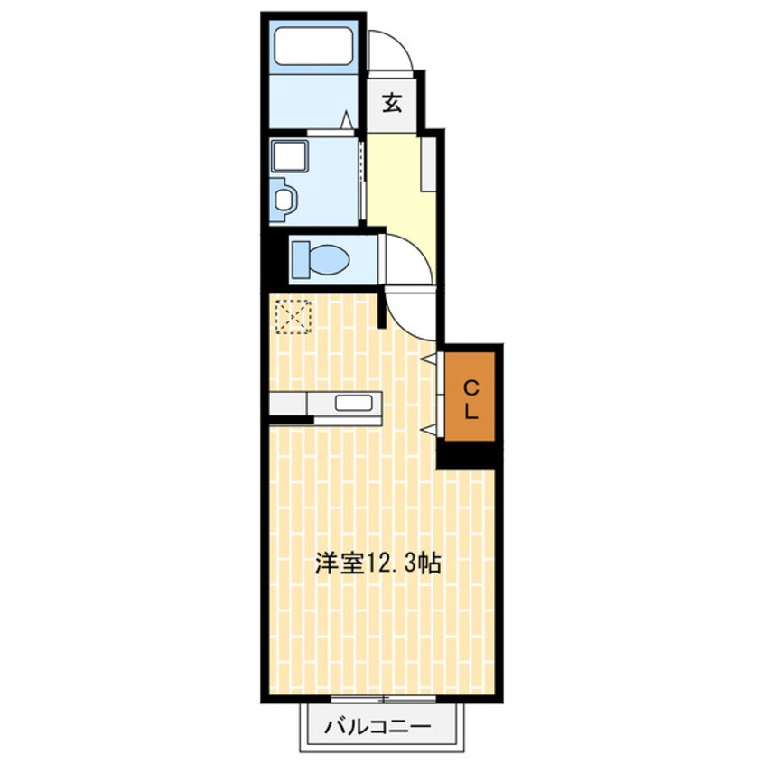 間取図 ウエスト.テール