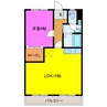マンション　センティア 1LDKの間取り