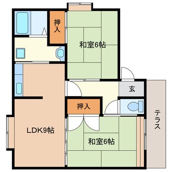 間取図 メゾンプレーリーＢ