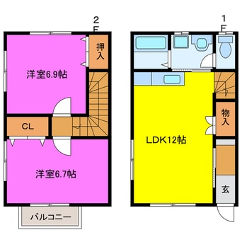 間取図 ムーンテラス