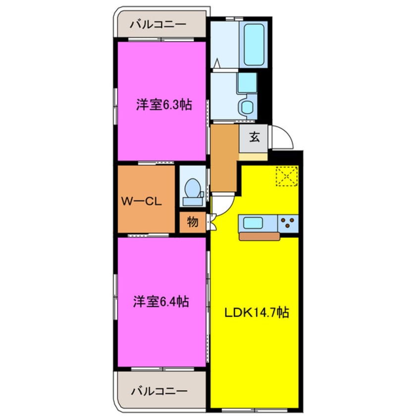 間取図 ルミナス
