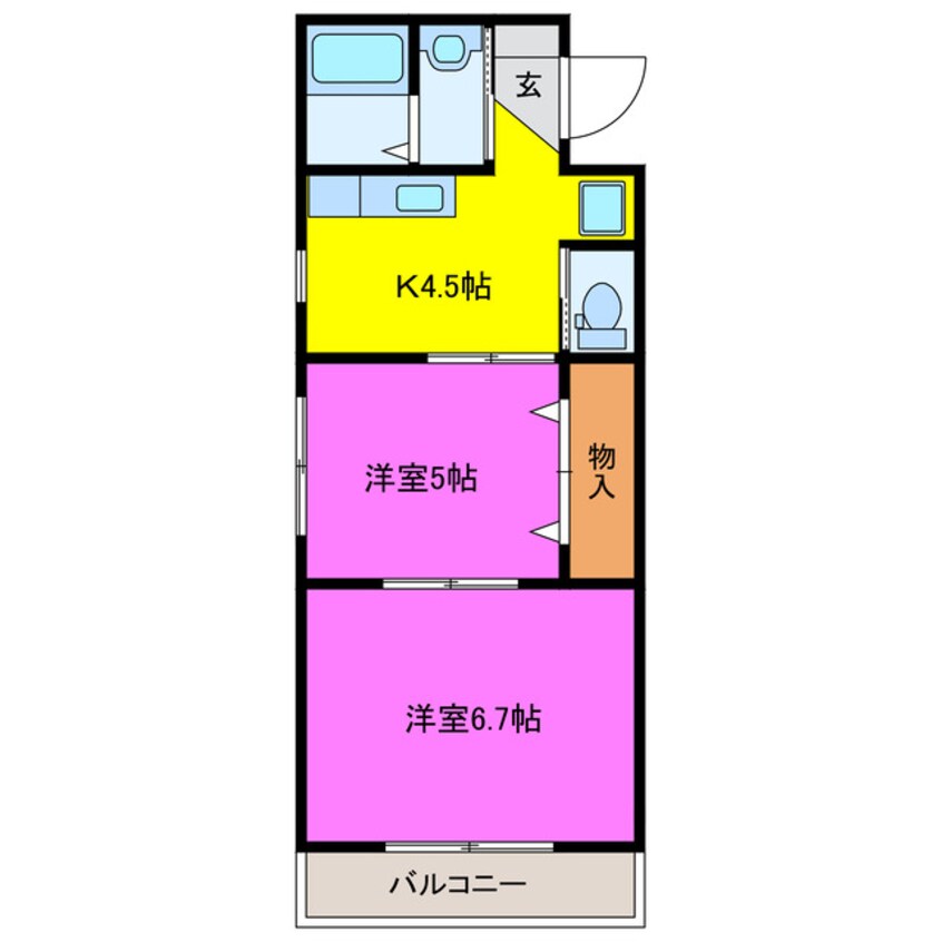 間取図 シャトレ十番館