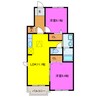 レグルス 2LDKの間取り