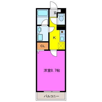 間取図 ジェンテ