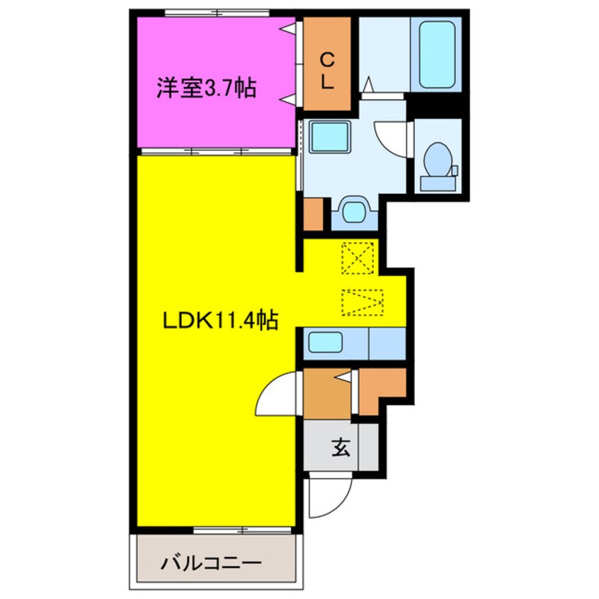 間取図 ウエストヒルズ