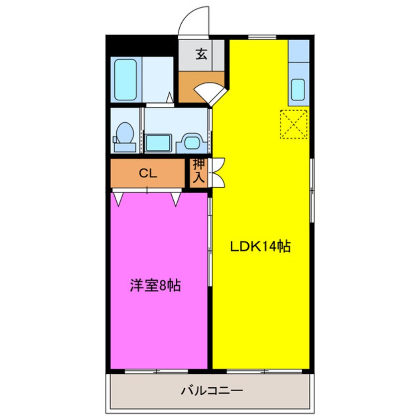 間取図 マイルストーン