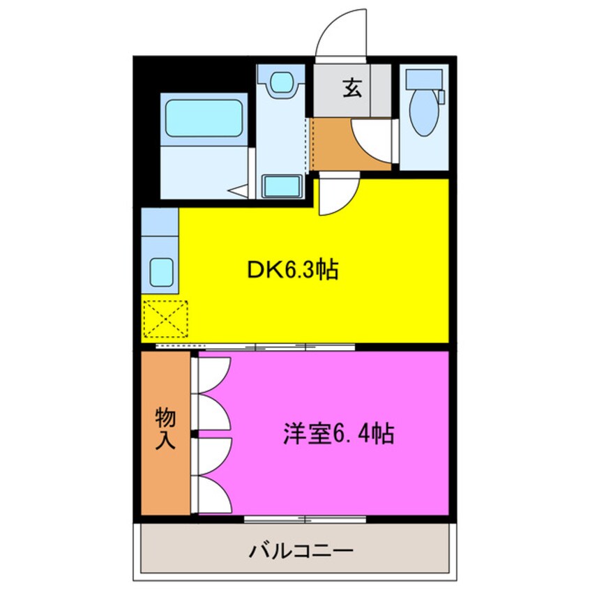 間取図 シャインヒルズ