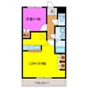 オリエンタルハイツ 1LDKの間取り
