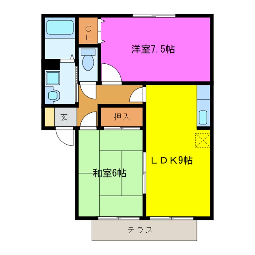 間取図 ファサードＡ