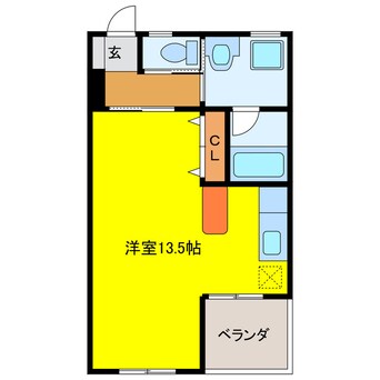 間取図 オレア