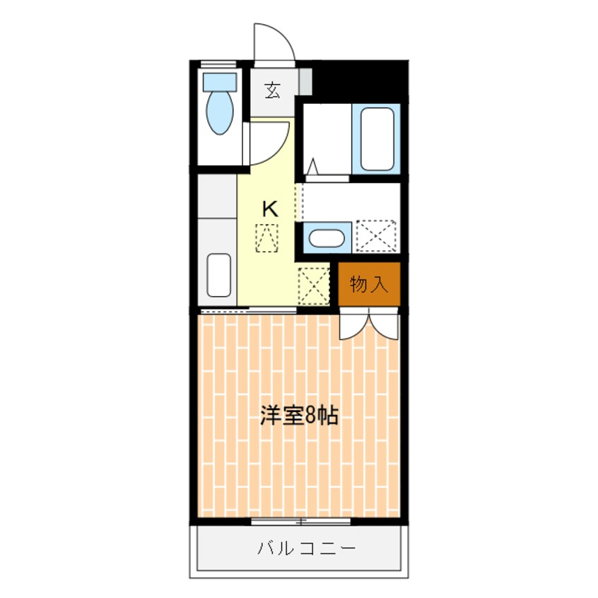 間取図 イエロー５