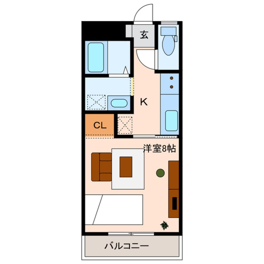 間取図 イエロー５