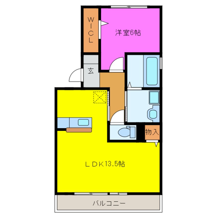 間取図 シャトレーＡ・Ｂ