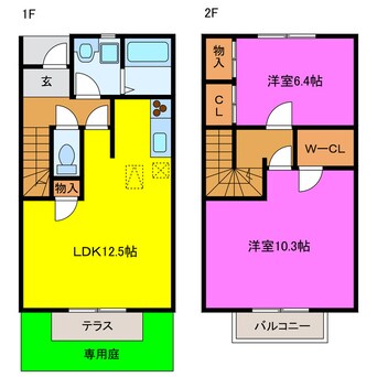 間取図 ブリエ　Ｄｕ