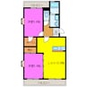 アンシャンテ 2LDKの間取り