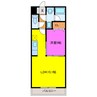 Ａｉｕｏｌａ　Ｐａｌａｉｓ 1LDKの間取り