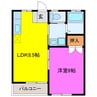 ＭＰ－十壱番館 1LDKの間取り