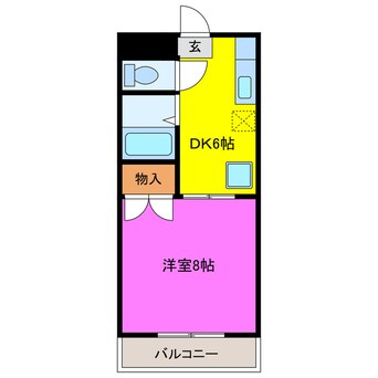 間取図 シャトレ鳥之瀬