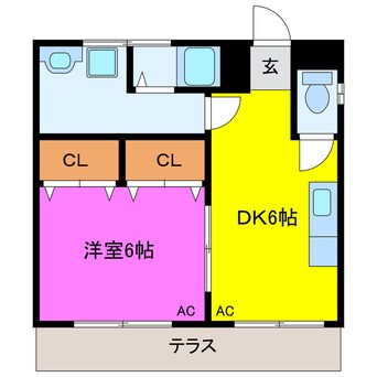 間取図 スカイＭＭⅡ