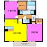 リュミエール 2LDKの間取り