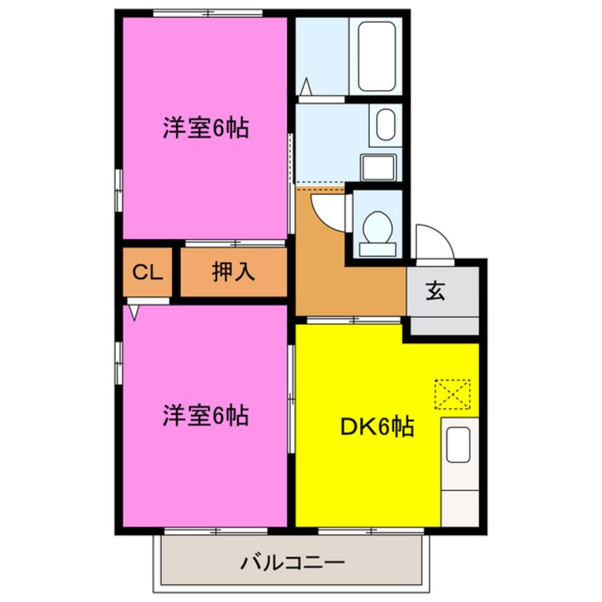 間取図 グリーンヒル西山