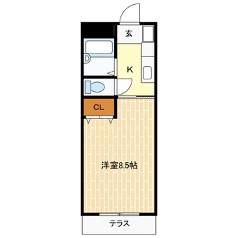 間取図 シベルニー磐田Ａ