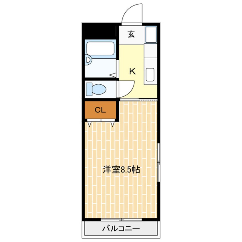 間取図 シベルニー磐田Ａ